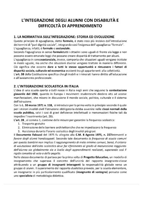 Esempi di difficoltà di apprendimento