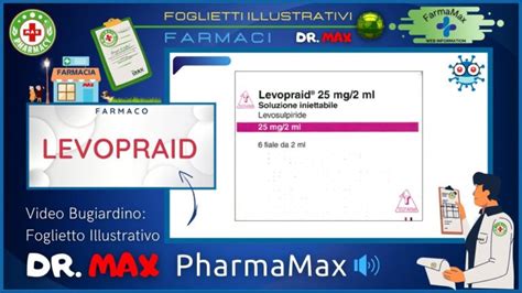 Diagramma illustrante le indicazioni terapeutiche del Levopraid