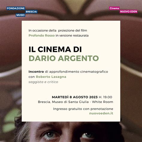 Dario Argento in un set cinematografico moderno