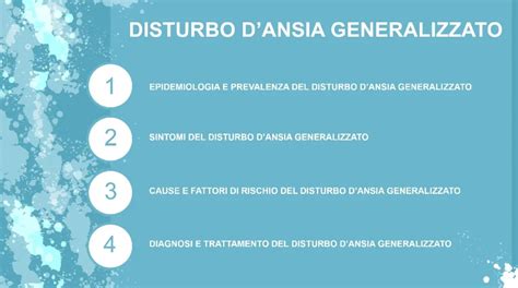 Infografica che mostra la prevalenza del disturbo d'ansia generalizzato in Italia