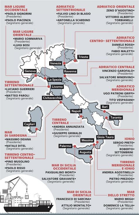 Mappa dell'Italia con evidenziati i centri di eccellenza neuropsichiatrici