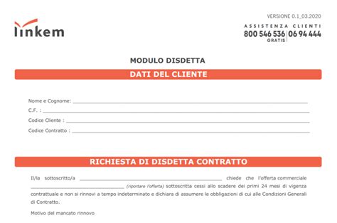 Schema grafico che illustra i passaggi per la disdetta Linkem