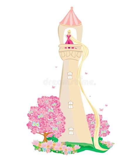 Illustrazione della torre di Rapunzel