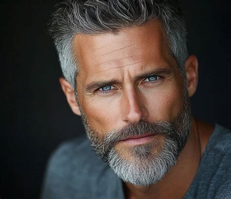 Uomo con barba lunga e curata