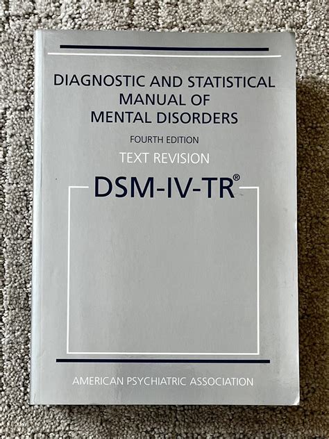 Copertina del DSM-IV-TR