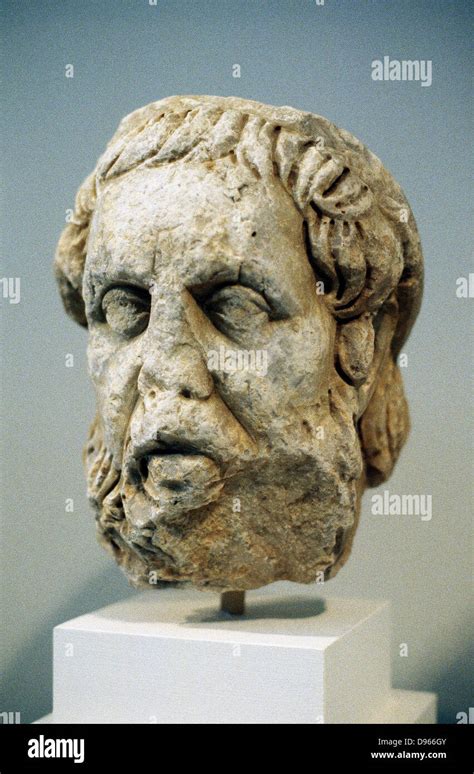 Busto di filosofo greco antico