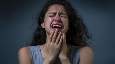 Persona che piange mentre tiene in mano una foto del suo animale