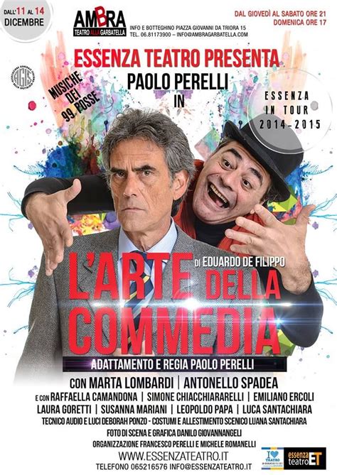 Locandina dello spettacolo teatrale 