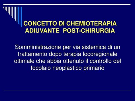 Concetto di chemioterapia orale