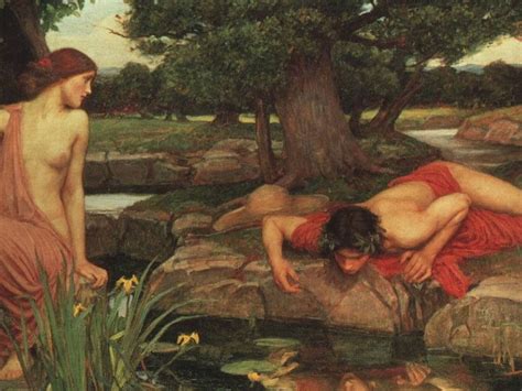 Raffigurazione artistica del mito di Narciso