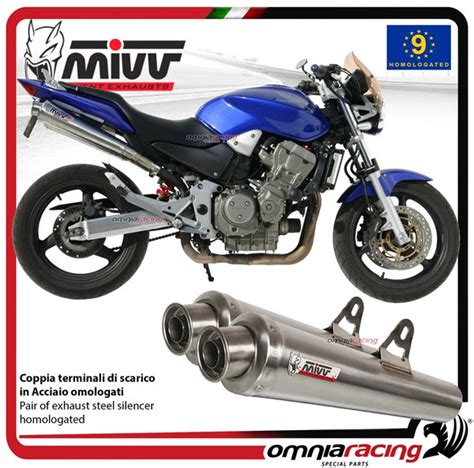 Diverse opzioni di terminali di scarico per Honda Hornet 900