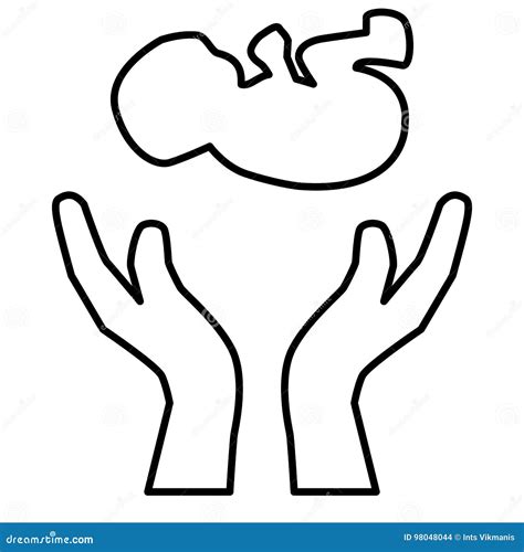 Mani di un bambino che tengono un disegno