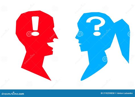 silhouette di un uomo e una donna che guardano un punto interrogativo