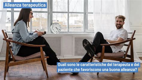 Schema che illustra i componenti dell'alleanza terapeutica
