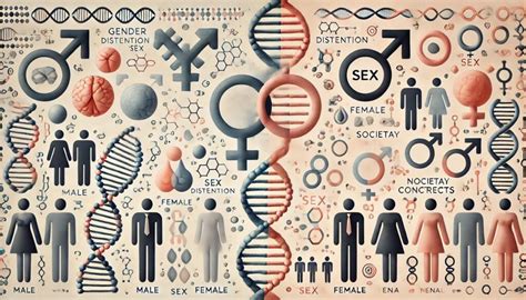 Illustrazione che mostra la differenza tra sesso biologico e identità di genere