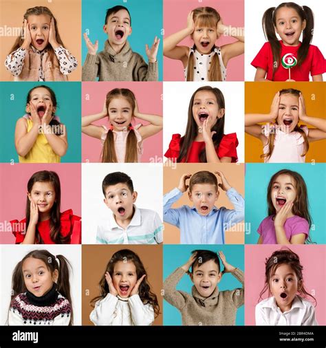 Volti che esprimono diverse emozioni