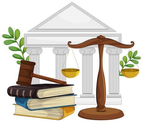 Illustrazione concettuale della giustizia e della legge