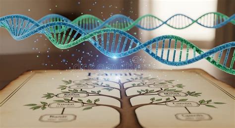 DNA helices and family tree