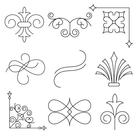 simboli stilizzati di 