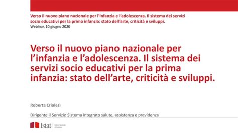 Struttura dei servizi per l'infanzia e l'adolescenza