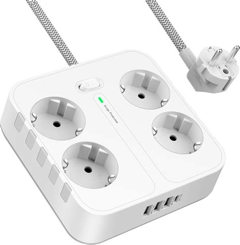 Multipresa Brennenstuhl con porte USB