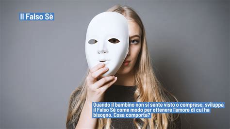 Diagramma che illustra la formazione del falso sé in risposta a bisogni emotivi insoddisfatti nell'infanzia