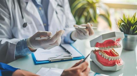 Dentist explaining treatment plan to patient with digital tools