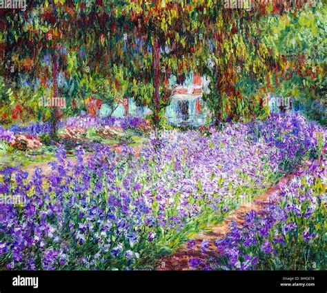 Claude Monet in giardino