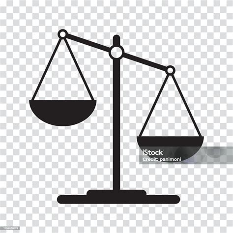 simbolo di una bilancia in equilibrio precario