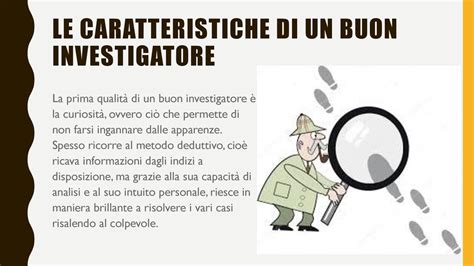 Un investigatore che analizza indizi