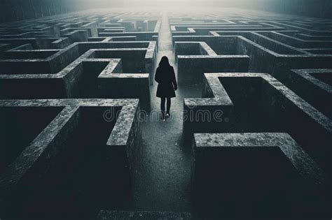 Illustrazione di due persone in un labirinto, con una che cerca di uscire