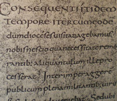 Un manoscritto con la minuscola carolina