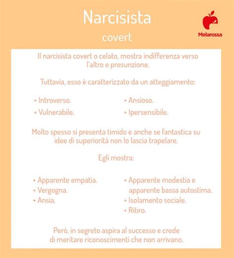 Rappresentazione grafica della differenza tra narcisista overt e covert