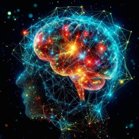 Illustrazione stilizzata di un cervello con connessioni neurali evidenziate