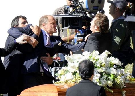 Christopher Walken e Woody Harrelson sul set