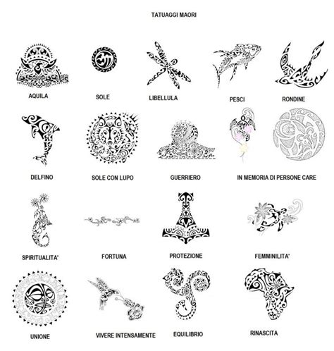 Diverse tipologie di tatuaggi con significati simbolici