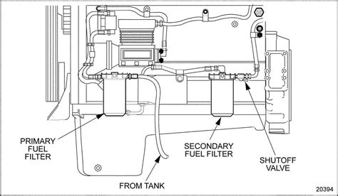 Diagram of a diesel fuel cooler