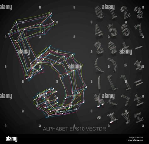Illustrazione astratta di simboli e parole