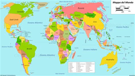 Mappa del mondo con evidenziate le regioni amazzoniche