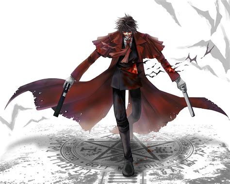 Alucard di Hellsing in posa iconica