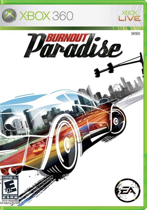 Un'auto che salta da una rampa in Burnout Paradise