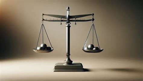 Bilancia che rappresenta l'equilibrio tra assertività e gentilezza