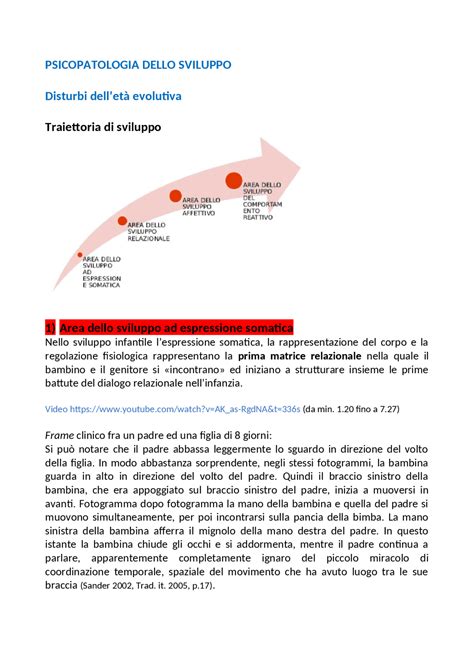 Diagramma che illustra i fattori di vulnerabilità nella psicopatologia dello sviluppo