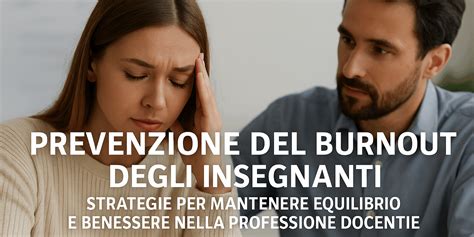 Schema che illustra le strategie di prevenzione del burnout