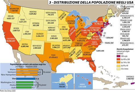 Mappa che mostra le aree degli Stati Uniti con i più alti tassi di violenza armata.