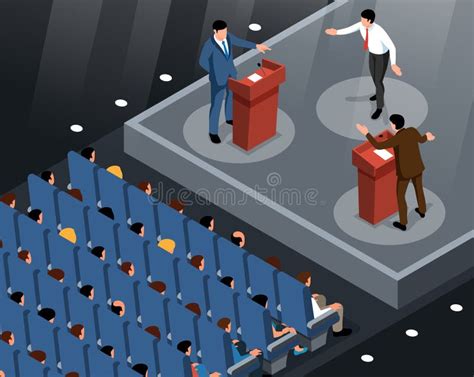 Illustrazione storica di un dibattito politico
