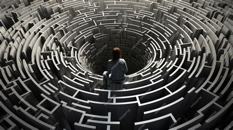 Rappresentazione astratta di un labirinto interiore