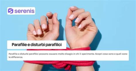 Diagramma che illustra le differenze tra parafilia e disturbo parafilico