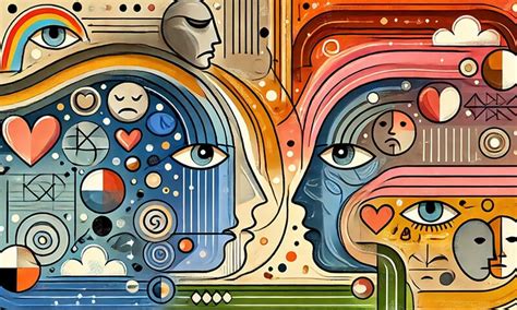 Illustrazione che mostra diverse sfere della vita umana: relazioni, emozioni, lavoro, salute