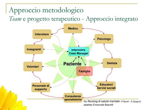Diagramma che illustra l'approccio terapeutico integrato